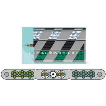 Elevador tvvbpg-TV cabos de viagem planos blindados